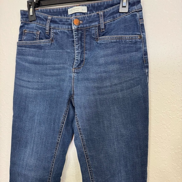 J‎ Jill jeans smooth fit slim ankle size 2 cropped mid rise denim jeans - Picture 3 of 10